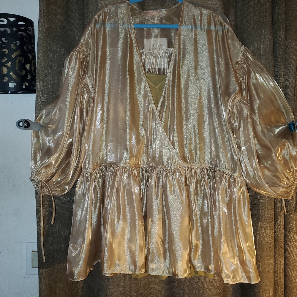 Gold blouse